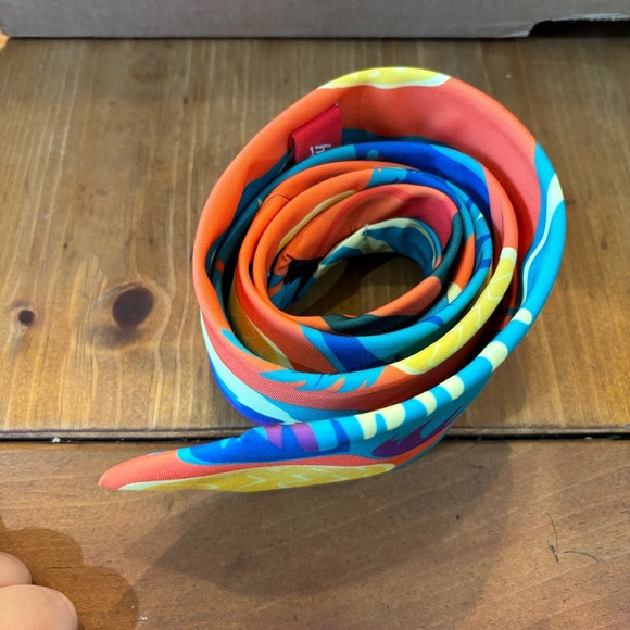 Shinesty mens bird pineapple tropical neck tie orange - Picture 3 of 4